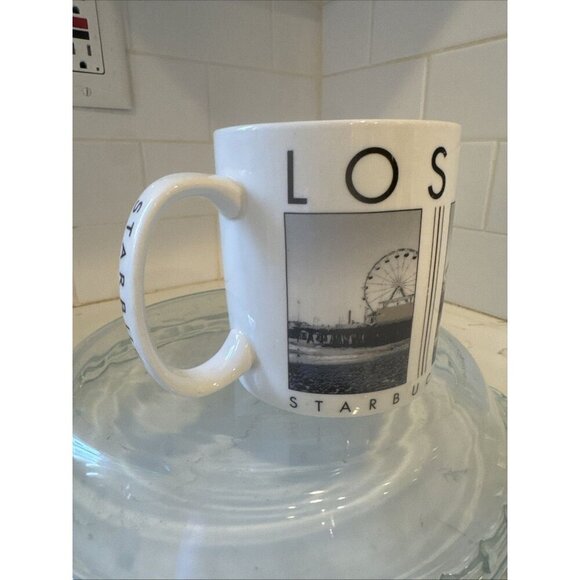 Starbucks 2005 City Scenes Series 18 oz Los Angeles Coffee Mug/Cup By Barista - Picture 12 of 14